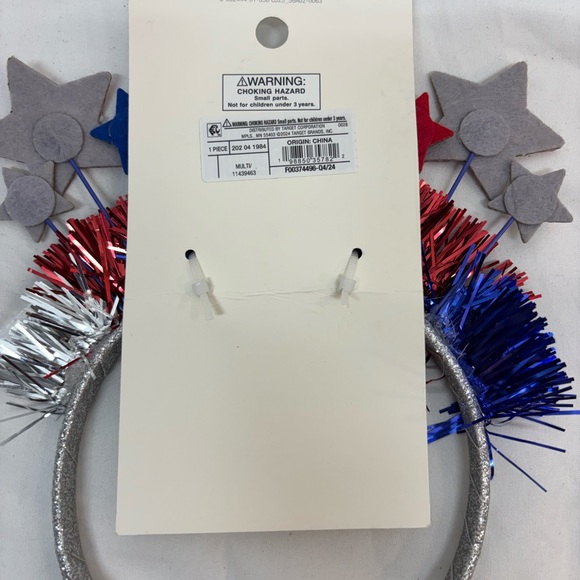 NWT bundle 4 Cat & Jack Star USA Patriotic 4th of July Headbands Red white blue - Picture 6 of 8